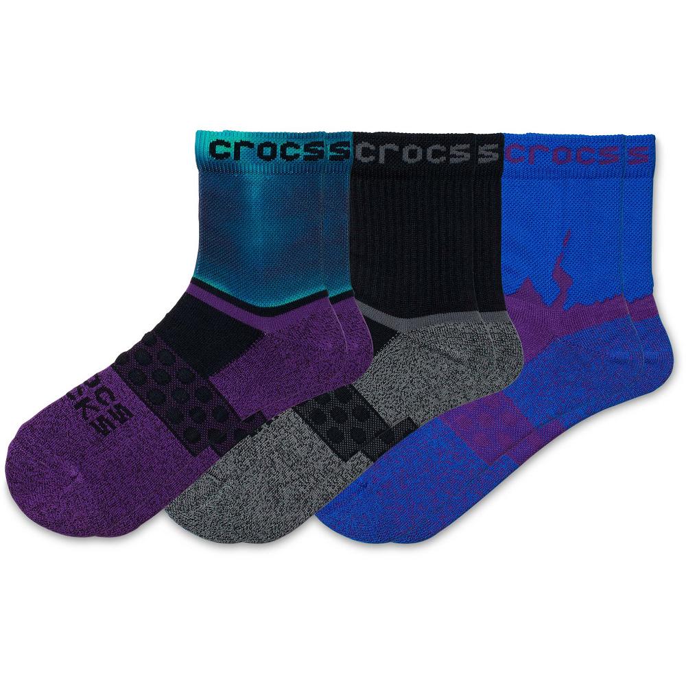 Chaussettes Crocs Adult Quarter Out of this World 3 Pack Femme Multicolore | France 1624SGLO